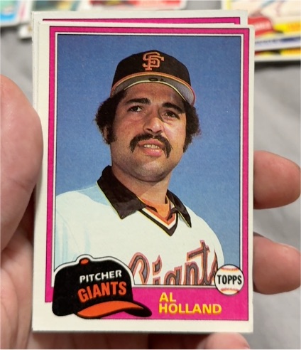 1981 Topps #213 Al Holland — front