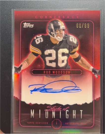 2024 Topps Midnight Stroke of Midnight Rod Woodson — front