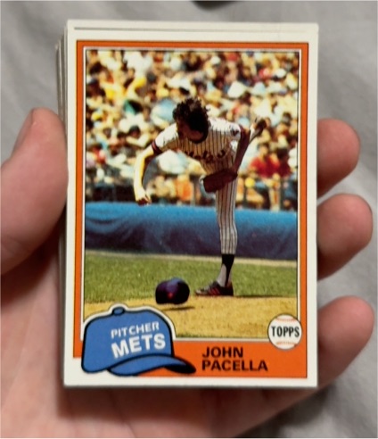 1981 Topps #414 John Pacella — front