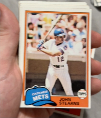 1981 Topps #428 John Stearns — front