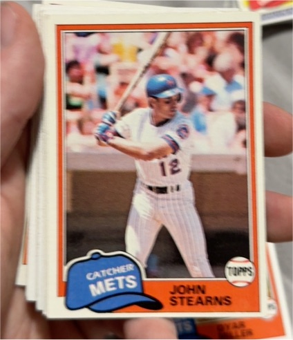 1981 Topps #428 John Stearns — front