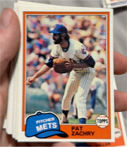 1981 Topps #224 Pat Zachry — front