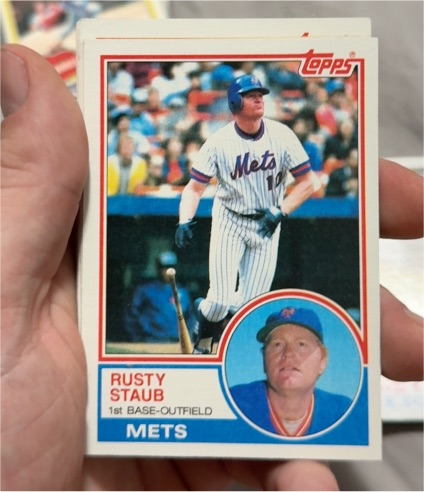 1983 Topps #740 Rusty Staub — front