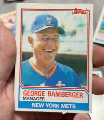 1983 Topps #246 George Bamberger — front