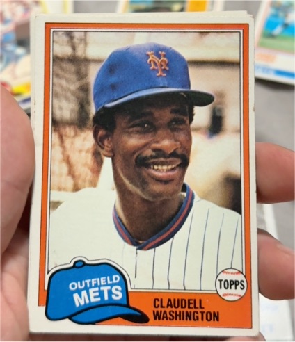 1981 Topps #151 Claudell Washington — front