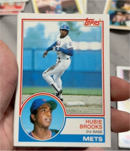 1983 Topps #134 Hubie Brooks — front