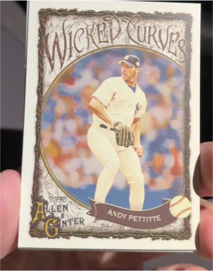 2025 Topps Allen & Ginter #WC-40 Andy Pettitte Wicked Curves — front