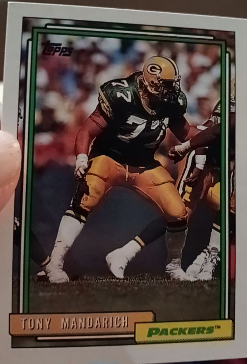 1992 Topps #165 Tony Mandarich — front