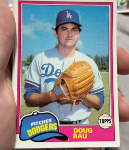 1981 Topps #174 Doug Rau — front