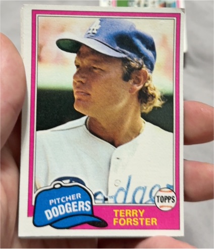 1981 Topps #104 Terry Forster — front