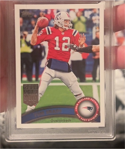 2011 Topps #400 Tom Brady — front
