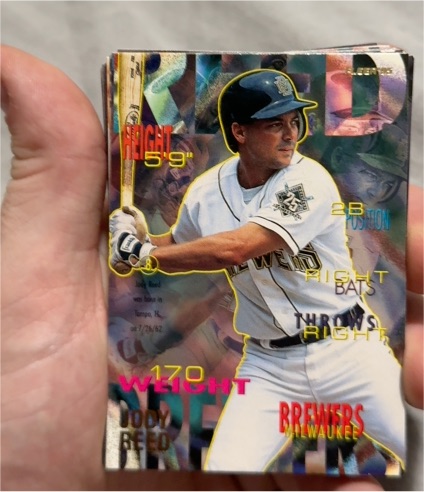 1995 Fleer #170 Jody Reed — front