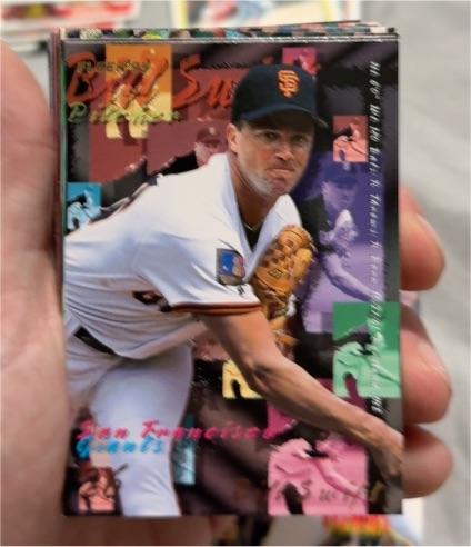 1995 Fleer #590 Bill Swift — front