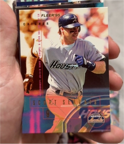 1995 Fleer #468 Scott Servais — front