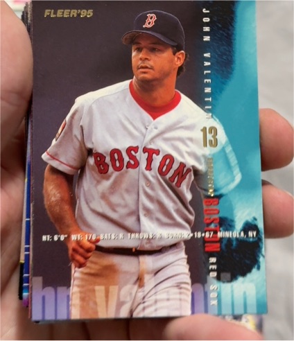 1995 Fleer #41 John Valentin — front