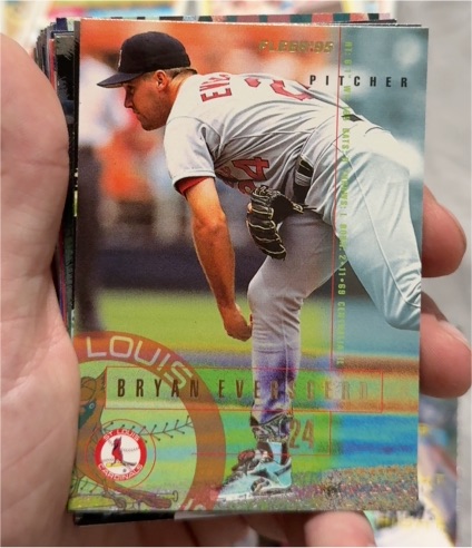 1995 Fleer #524 Bryan Eversgerd — front