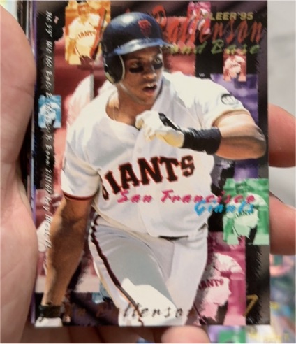 1995 Fleer All-Fleer #6 Barry Bonds — front