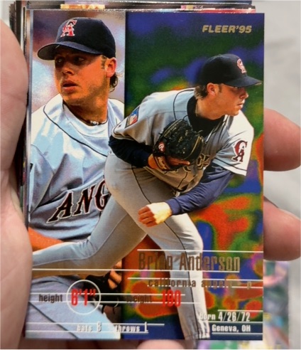 1995 Fleer #218 Brian Anderson — front
