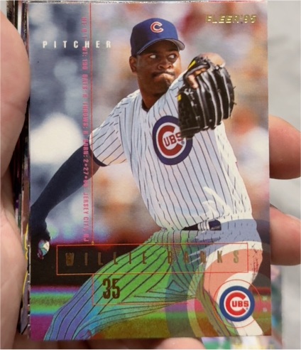 1988 Fleer #35 Willie Banks — front