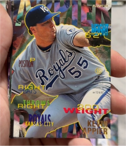 1995 Fleer #152 Kevin Appier — front