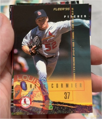 1995 Fleer #495 Rheal Cormier — front