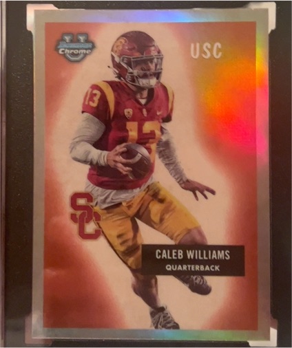 2023 Bowman Chrome University #55BF-1 Caleb Williams — front