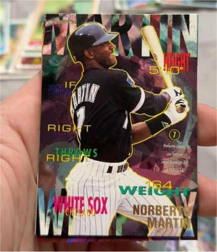 1995 Fleer #124 Norberto Martin — front