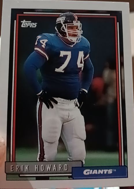 1992 Topps #36 Erik Howard — front