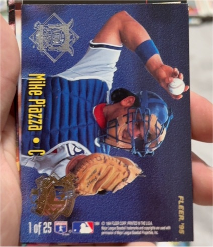 1995 Fleer All Stars #1 Mike Piazza — front