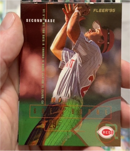 1995 Fleer #429 Bret Boone — front
