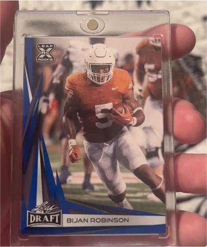 2023 Leaf Draft #B2-6 Bijan Robinson — front