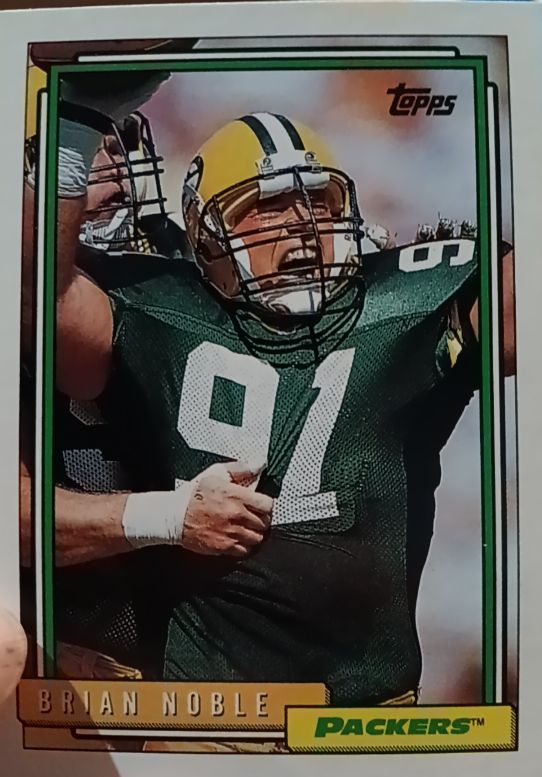 1992 Topps #148 Brian Noble Green Bay Packers — front