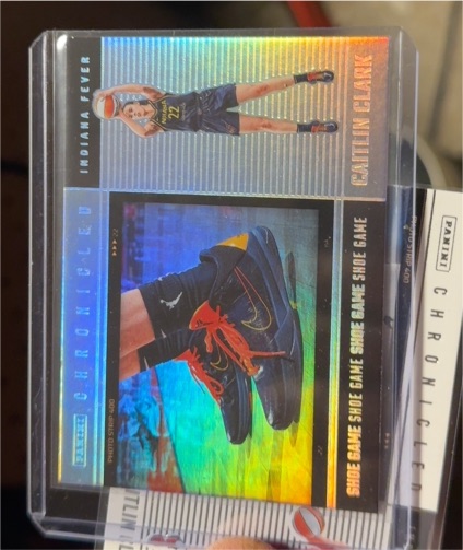 2025 Panini Chronicled #78 Caitlin Clark Shoe Game — front