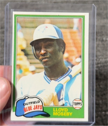1981 Topps #643 Lloyd Moseby — front