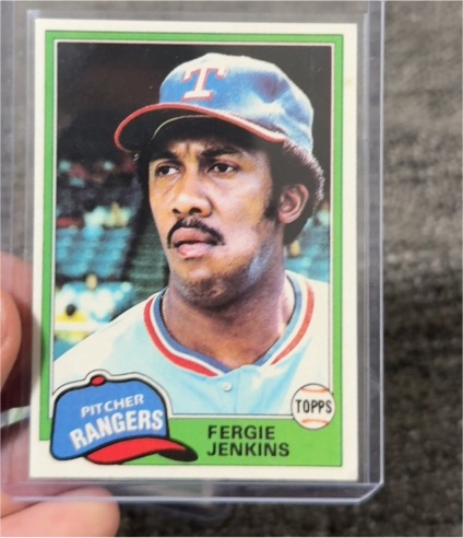 1981 Topps #158 Fergie Jenkins — front