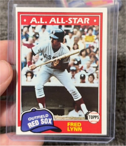 1981 Topps #720 Fred Lynn — front