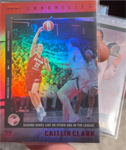 2025 Panini Chronicled #22 Caitlin Clark — front