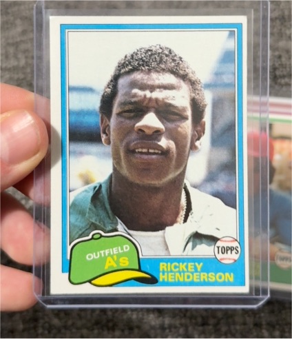 1981 Topps #261 Rickey Henderson — front
