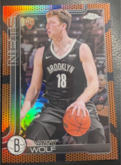 2025-26 Topps Chrome #277 Danny Wolf — front