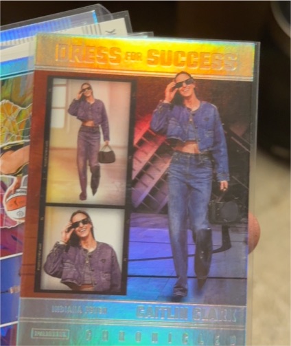 2025 Panini Chronicled #65 Caitlin Clark Dress for Success — front