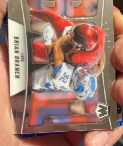 2025 Panini Mosaic #13 Brian Branch Bang! — front