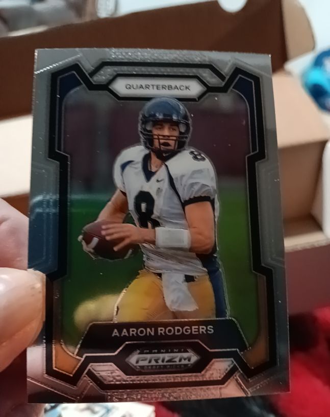 2024 Panini Prizm Draft Picks #72 Aaron Rodgers — front