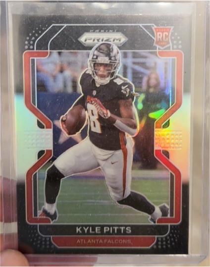 2021 Panini Chronicles Prizm Black #PB-7 Kyle Pitts — front