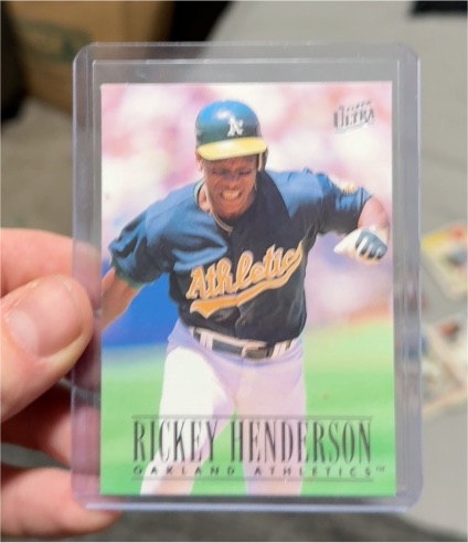1996 Fleer Ultra #114 Rickey Henderson — front