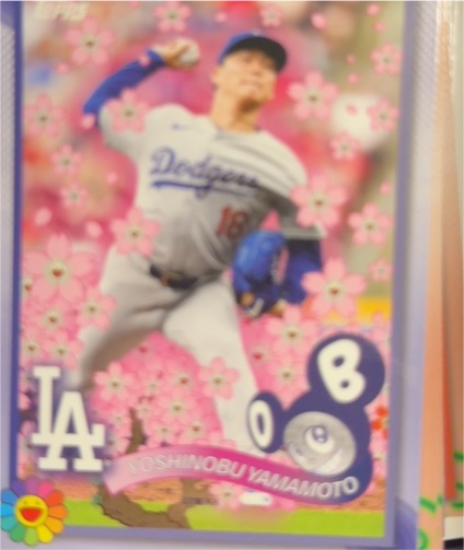 2025 Topps MLB World Tour Tokyo Series Takashi Murakami #11 Yoshinobu Yamamoto — front