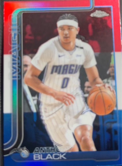 2025-26 Topps Chrome #103 Anthony Black — front
