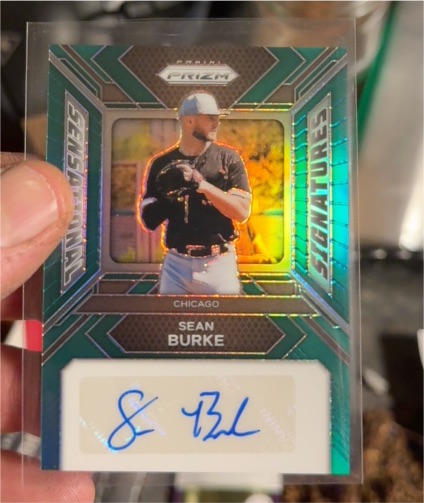 2024 Panini Prizm #SS-SB Sean Burke Sensational Signatures — front
