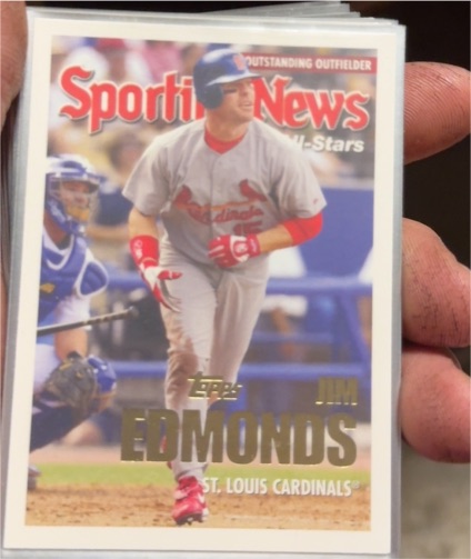 2005 Topps Sporting News All-Stars #724 Jim Edmonds — front