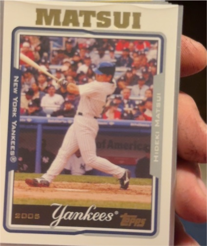 2005 Topps #408 Hideki Matsui — front