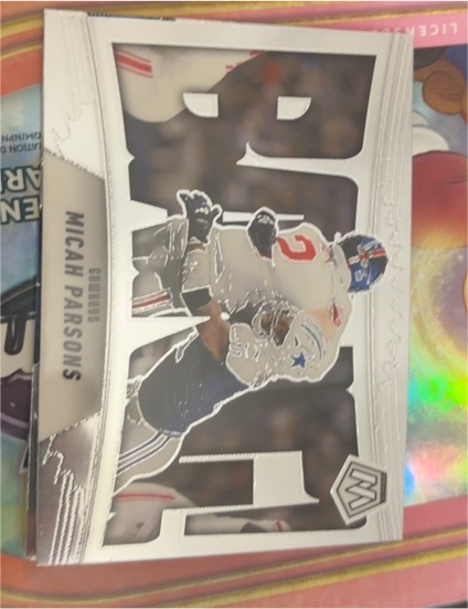 2025 Panini Mosaic #6 Micah Parsons Bang! — front